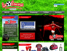 Tablet Screenshot of deporteslasonora.com